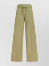 Etro Wide-leg Jeans Featuring Embroidered Detail In Green