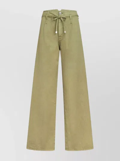 ETRO WIDE-LEG JEANS FEATURING EMBROIDERED DETAIL