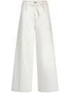 Etro Wide-leg Jeans In White