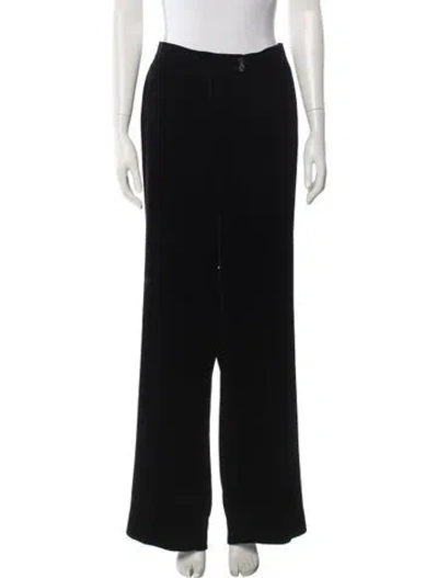 Pre-owned Etro Wide Leg Pants In Black