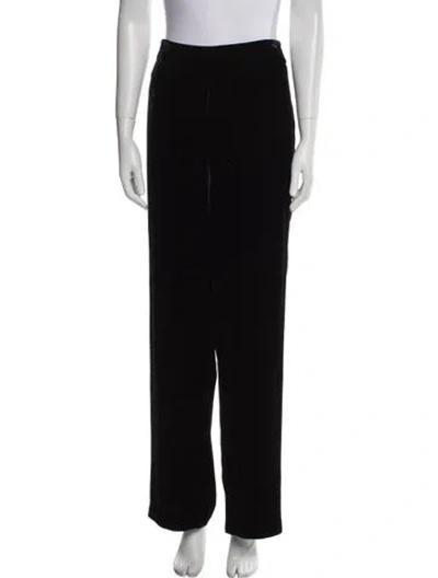 Pre-owned Etro Wide Leg Pants In Black