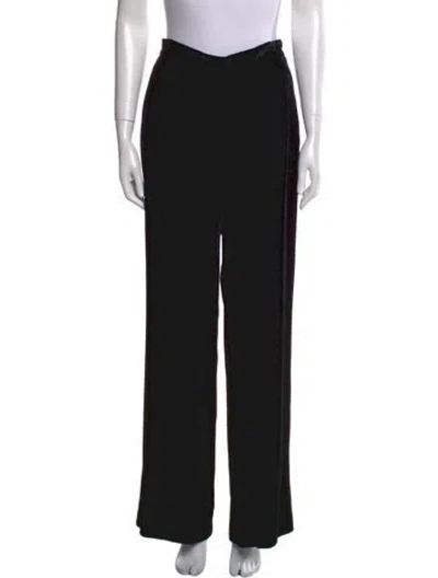 Pre-owned Etro Wide Leg Pants In Black