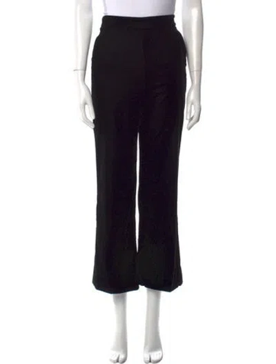 Pre-owned Etro Wide Leg Pants In Black