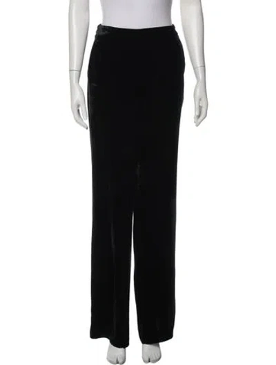 Pre-owned Etro Wide Leg Pants In Black