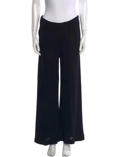 Pre-owned Etro Wide Leg Pants In Black