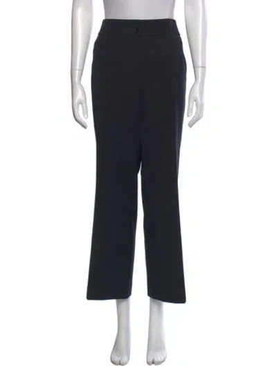 Pre-owned Etro Wide Leg Pants In Black