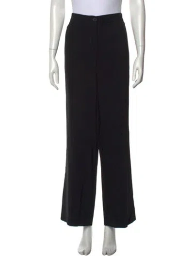 Pre-owned Etro Wide Leg Pants In Black