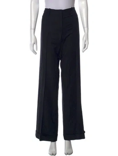 Pre-owned Etro Wide Leg Pants In Black