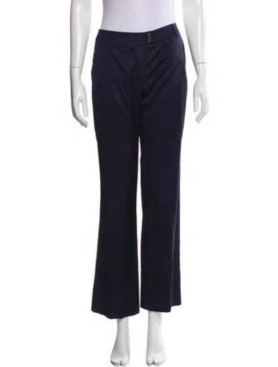 Pre-owned Etro Wide Leg Pants In Blue