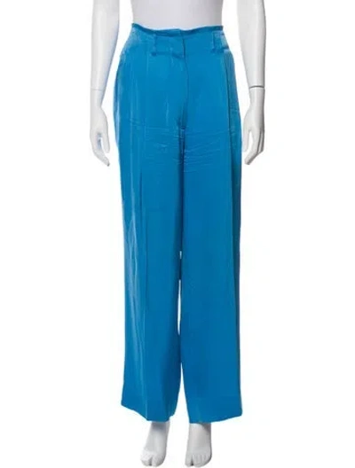 Pre-owned Etro Wide Leg Pants In Blue