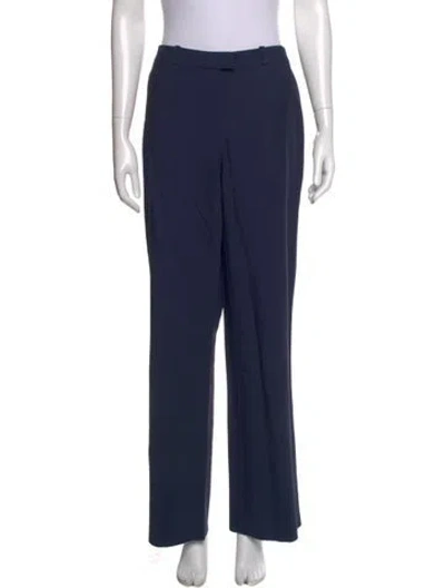 Pre-owned Etro Wide Leg Pants In Blue