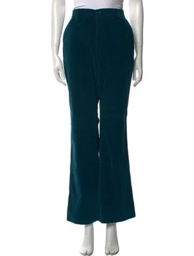 Pre-owned Etro Wide Leg Pants In Blue