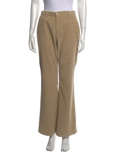 Pre-owned Etro Wide Leg Pants In Gold
