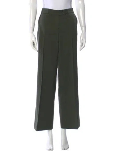 Pre-owned Etro Wide Leg Pants In Green
