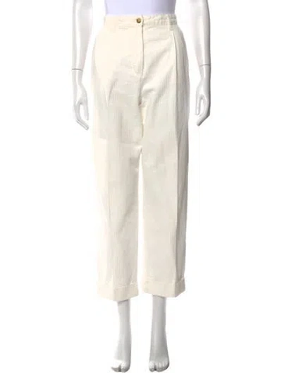 Pre-owned Etro Wide Leg Pants In Neutral