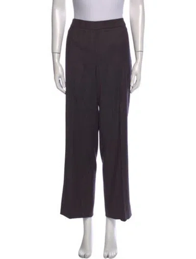 Pre-owned Etro Wide Leg Pants In Purple