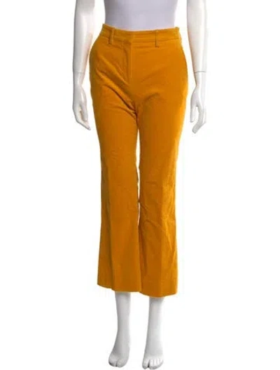 Pre-owned Etro Wide Leg Pants In Yellow