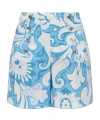 Etro Paisley-print Shorts In White