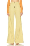 Etro Wide Leg In Yellow