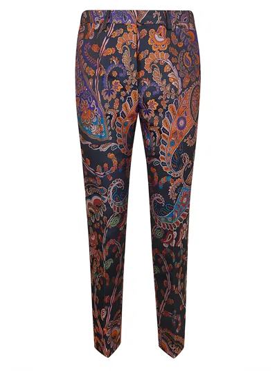 Etro Chic Trousers For Versatile Styling In Multi