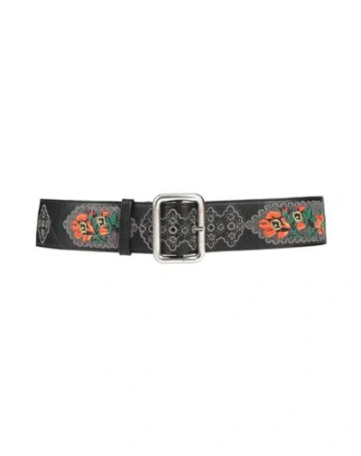 Etro Woman Belt Black Size 36 Leather