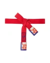 Etro Woman Belt Red Size S/m Textile Fibers In Red