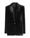 Etro Woman Blazer Black Size 10 Viscose, Silk In Black