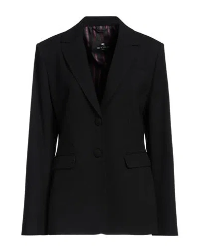 Etro Woman Blazer Black Size 12 Virgin Wool, Elastane