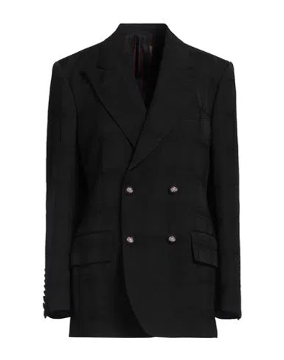 Etro Woman Blazer Black Size 14 Virgin Wool
