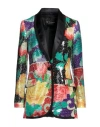 Etro Woman Suit Jacket Black Size 10 Polyester In Black