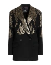 Etro Paisley Wool And Cashmere Blazer In Black