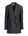 Etro Woman Blazer Midnight Blue Size 10 Wool, Viscose In Blue