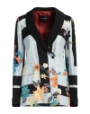 Etro Woman Blazer Sky Blue Size 12 Viscose In Blue