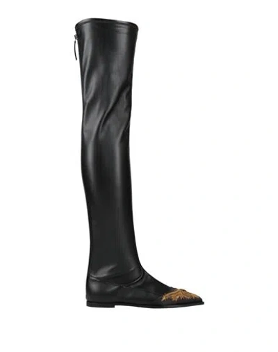Etro Woman Boot Black Size 8 Leather