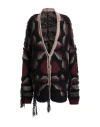 Etro Fringed Oversized Cardigan In Red