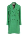 Etro Woman Coat Green Size 10 Virgin Wool