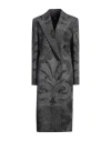 Etro Woman Coat Grey Size 8 Wool