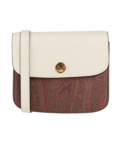 Etro Woman Cross-body Bag Ivory Size - Pvc - Polyvinyl Chloride, Calfskin, Cotton, Polyester In White