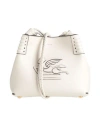 Etro Woman Cross-body Bag Light Grey Size - Leather In Gray