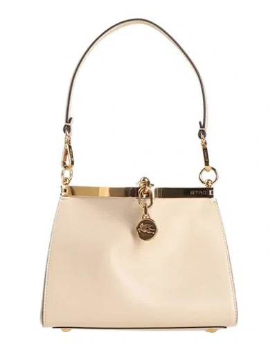 Etro Woman Handbag Beige Size - Calfskin