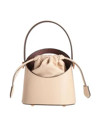 Etro Woman Handbag Beige Size - Cotton, Polyester, Polyurethane Coated, Calfskin