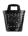 Etro Woman Black Leather Bucket Bag In Black