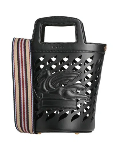 Etro Woman Handbag Black Size - Leather