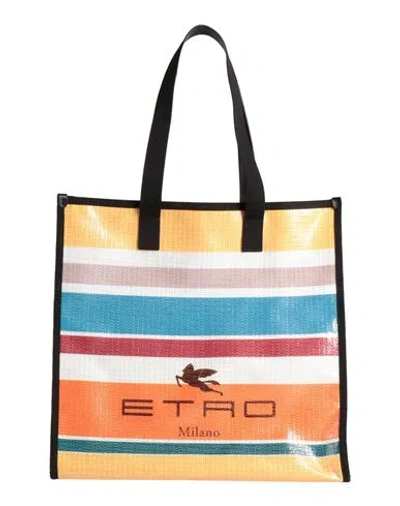 Etro Woman Handbag Black Size - Textile Fibers In Multi