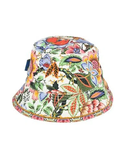 Etro Woman Hat White Size S Cotton