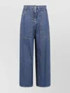 Etro High-rise Wide-leg Cargo Jeans