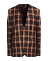Etro Woman Jacket Burgundy Size 14 Polyester, Viscose In Red