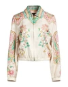 Etro Pattern-printed Zipped Jacket In White