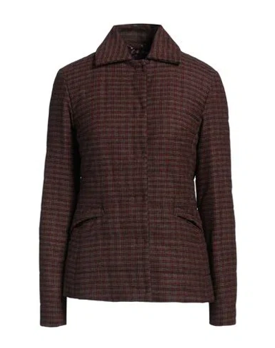 Etro Woman Coat Khaki Size 6 Wool, Cotton, Nylon In Beige