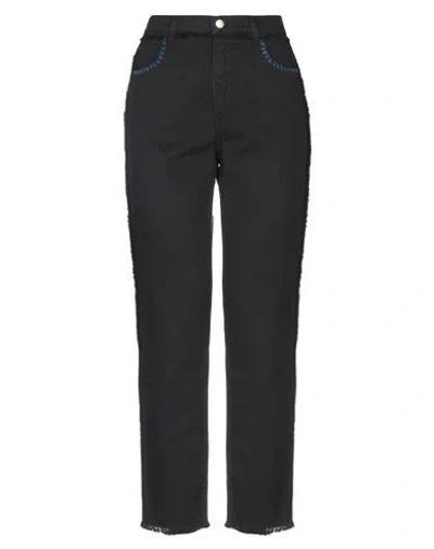 Etro Denim Pants In Black